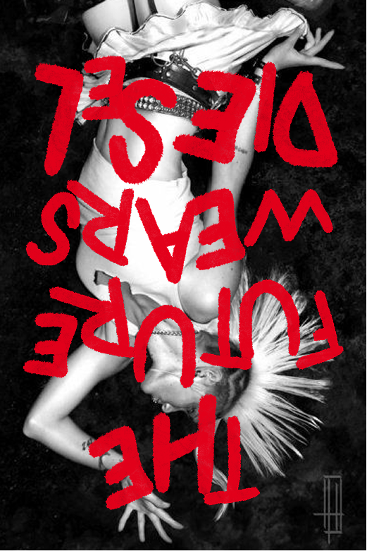 affiche diesel typo clara