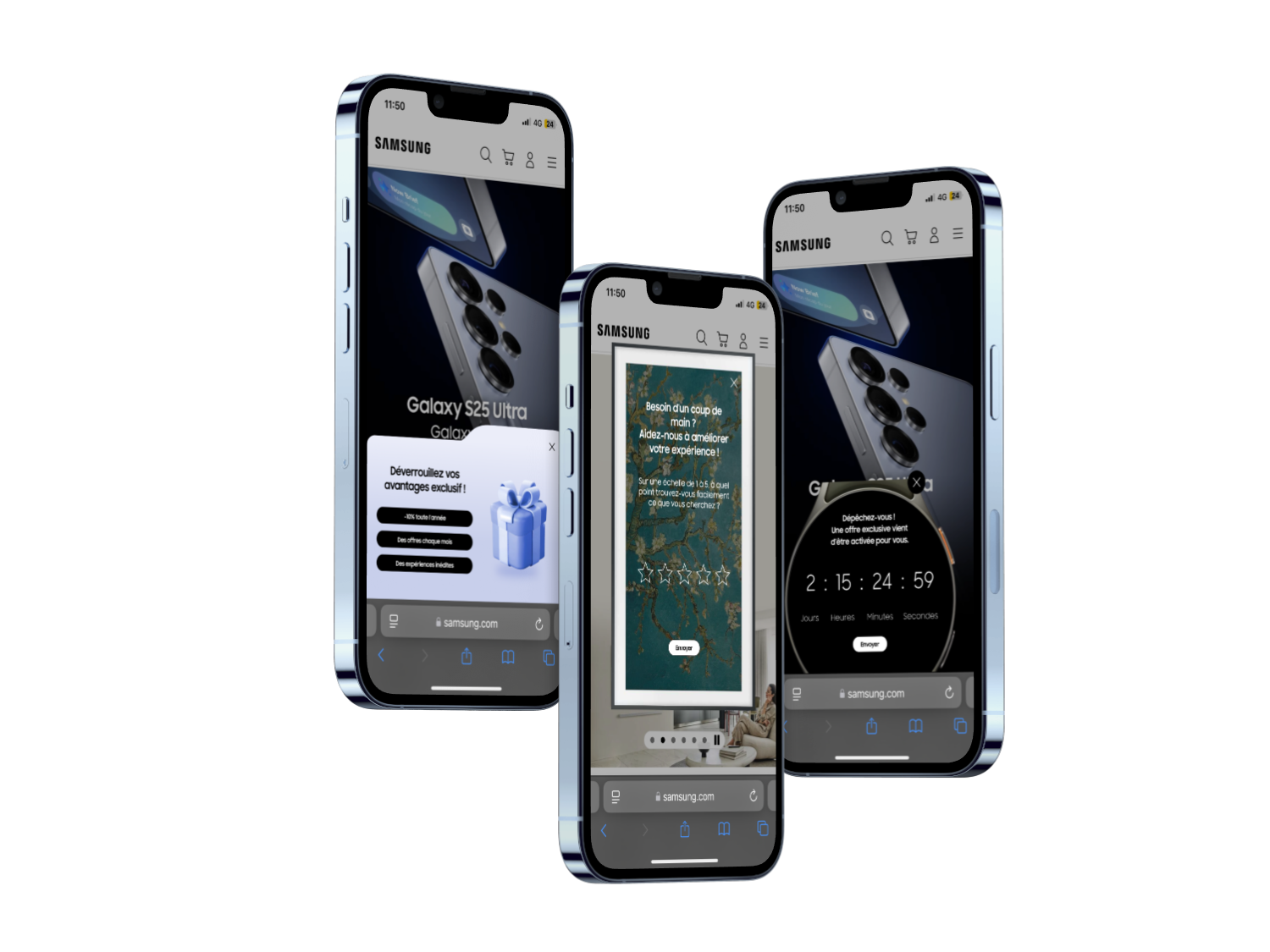 popup samsung